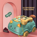 RedF Baby Educational Learning Toys 0 12 Months Montessori Lights Musical Piano Mobile Phone Girl Kids Child Telephone Story Machine