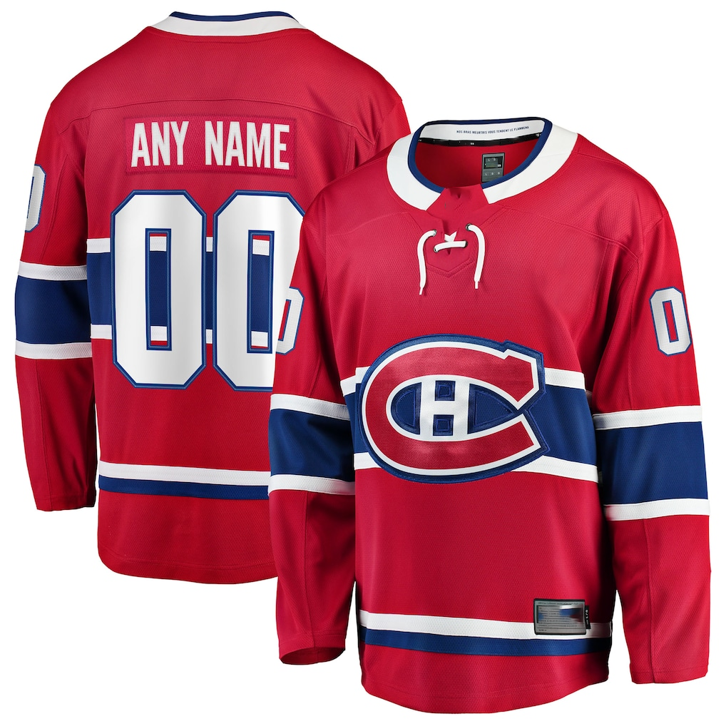 RedF Cheap M.Canadiens Red Home Breakaway Jerseys