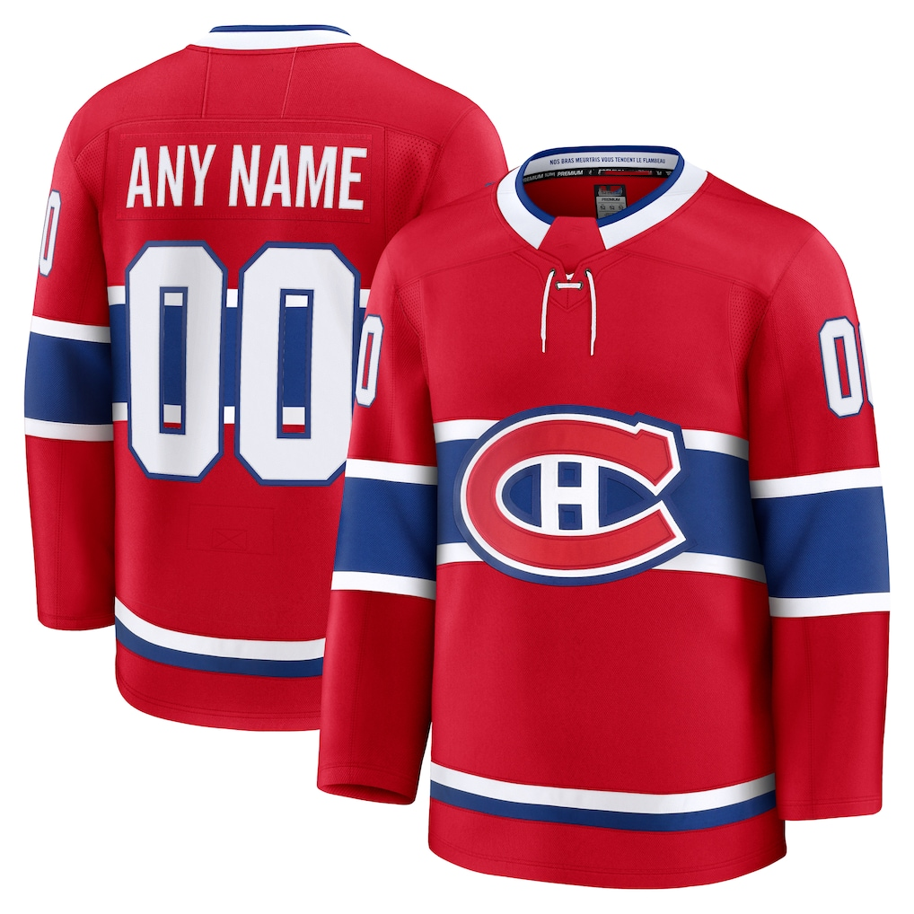 RedF Cheap M.Canadiens Red Home Premium Jerseys