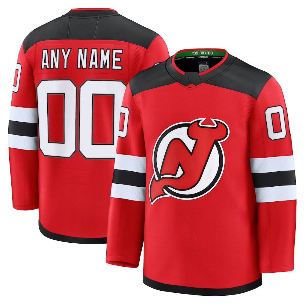 RedF Cheap NJ.Devils Red Home Premium Jerseys