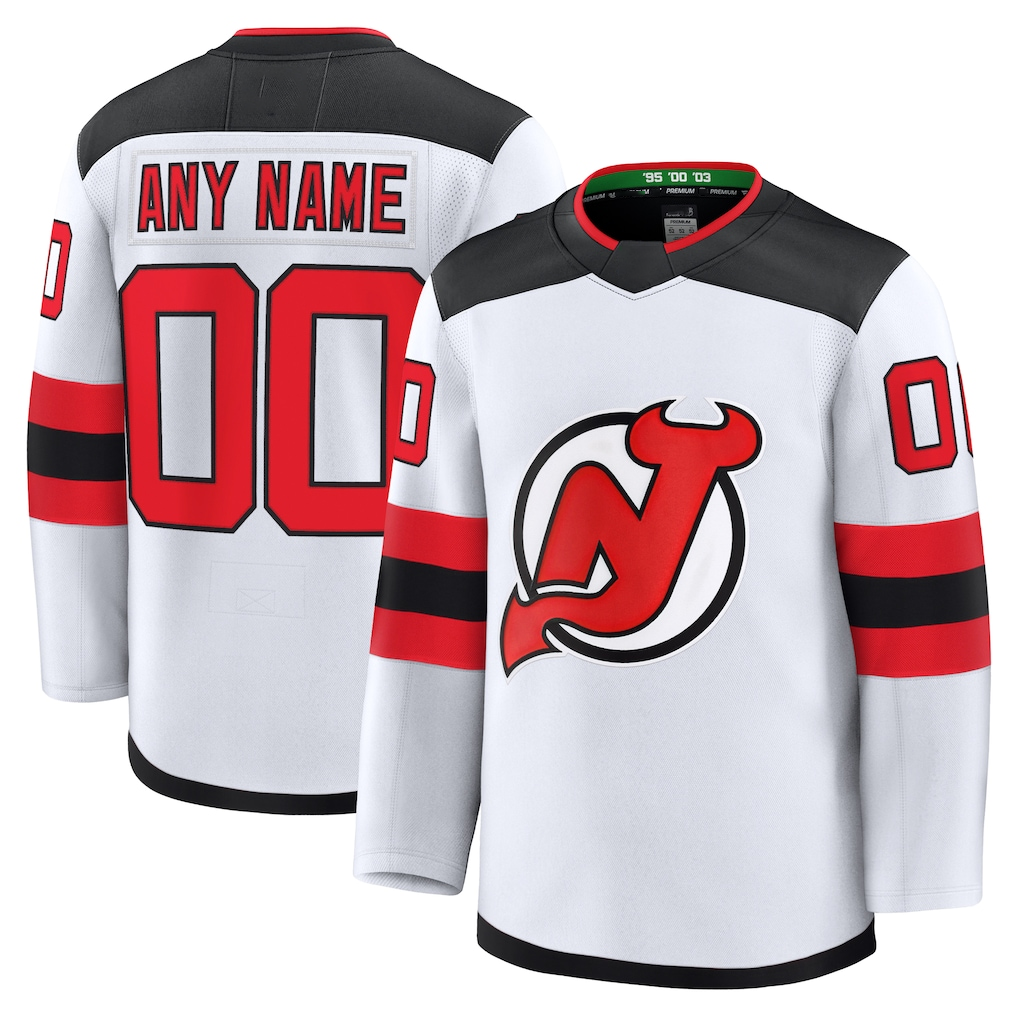 RedF Cheap NJ.Devils White Away Premium Jerseys