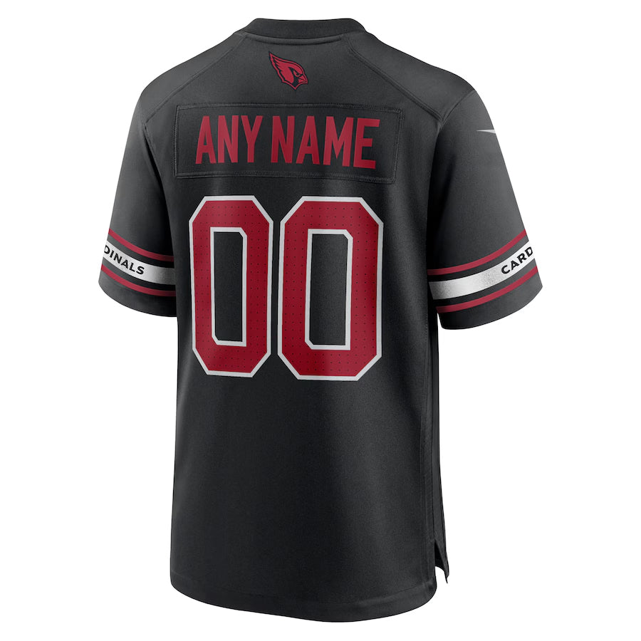 RedF Custom A.Cardinals Black Replica Alternate Game Stitched Jerseys