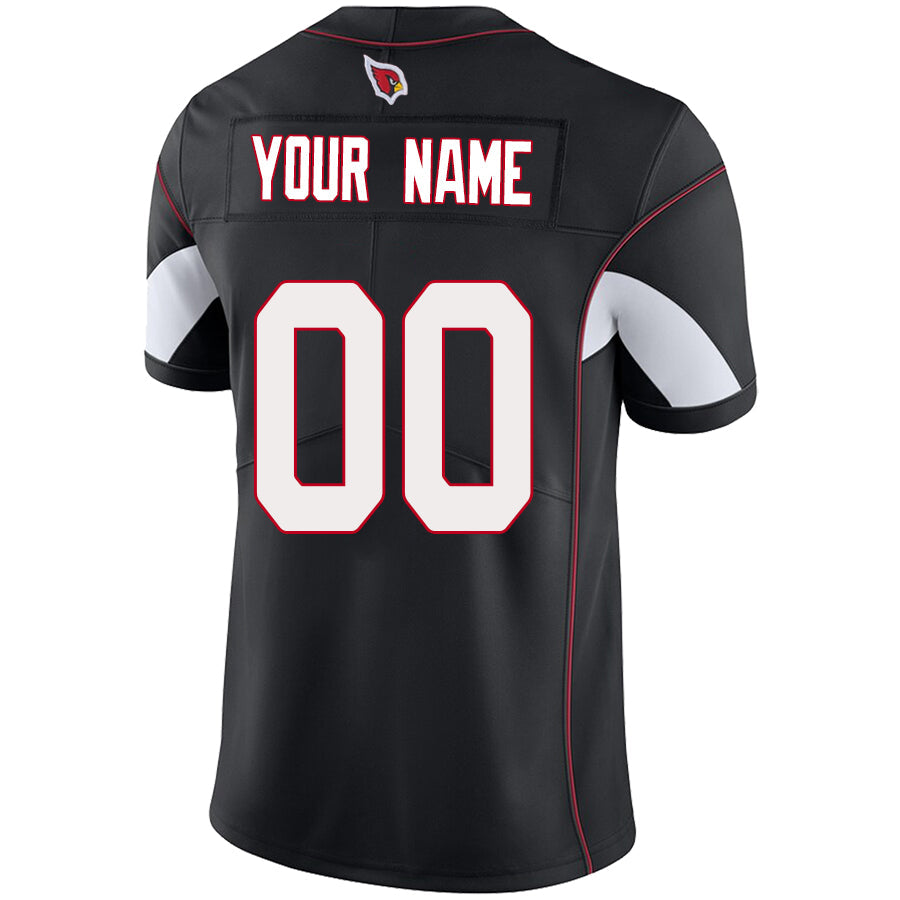 RedF Custom A.Cardinals Black Vapor Untouchable Elite Stitched Jerseys
