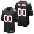 RedF Custom A.Falcons Black Alternate Game Stitched Jerseys