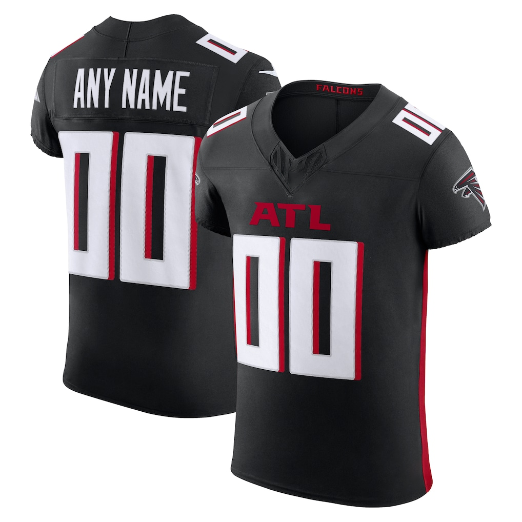 RedF Custom A.Falcons Black Vapor F.U.S.E. Elite Stitched Jerseys