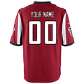 RedF Custom A.Falcons Red Game Stitched Jerseys