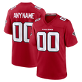 RedF Custom A.Falcons Red Game Stitched Jerseys