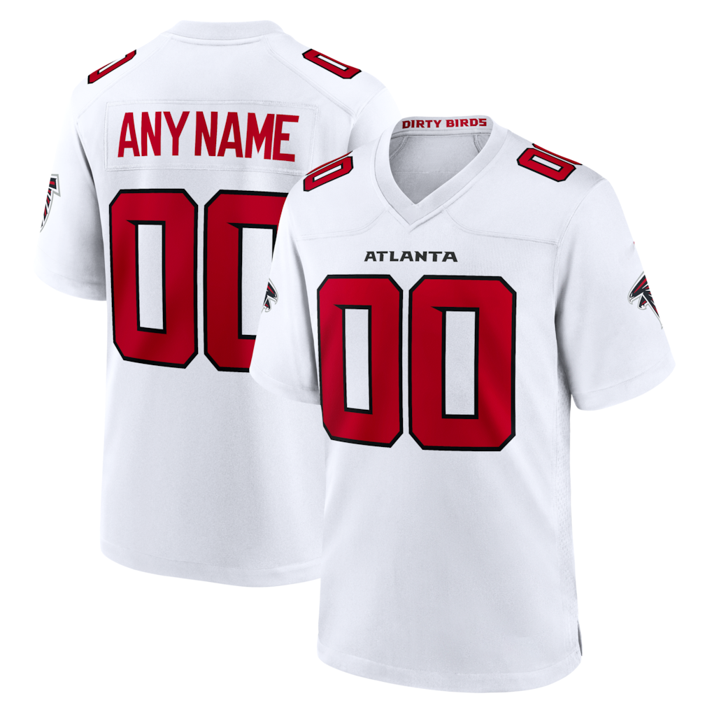 RedF Custom A.Falcons White Game Stitched Jerseys