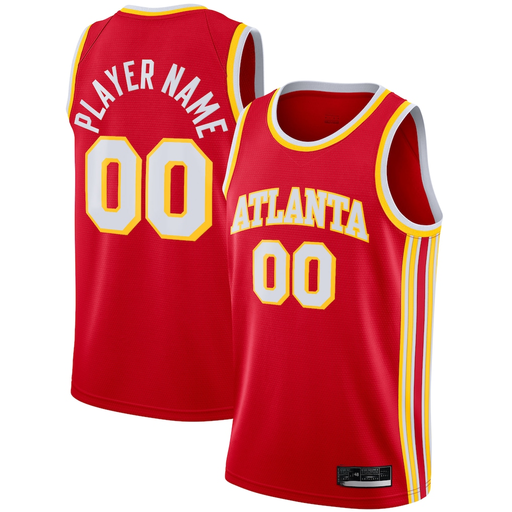 RedFS Custom A.Hawks Red 202021 Swingman Jerseys - Icon Edition