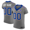 RedF Custom B.Bills Gray Nickel City Vapor F.U.S.E. Custom Elite Stitched Jerseys
