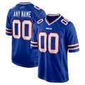 RedF Custom B.Bills Royal Royal Game Stitched Jerseys
