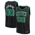 RedFS Custom B.Celtics Black Fast Break Jerseys - Statement Edition