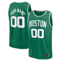 RedFS Custom B.Celtics Kelly Green Fast Break Jerseys - Icon Edition