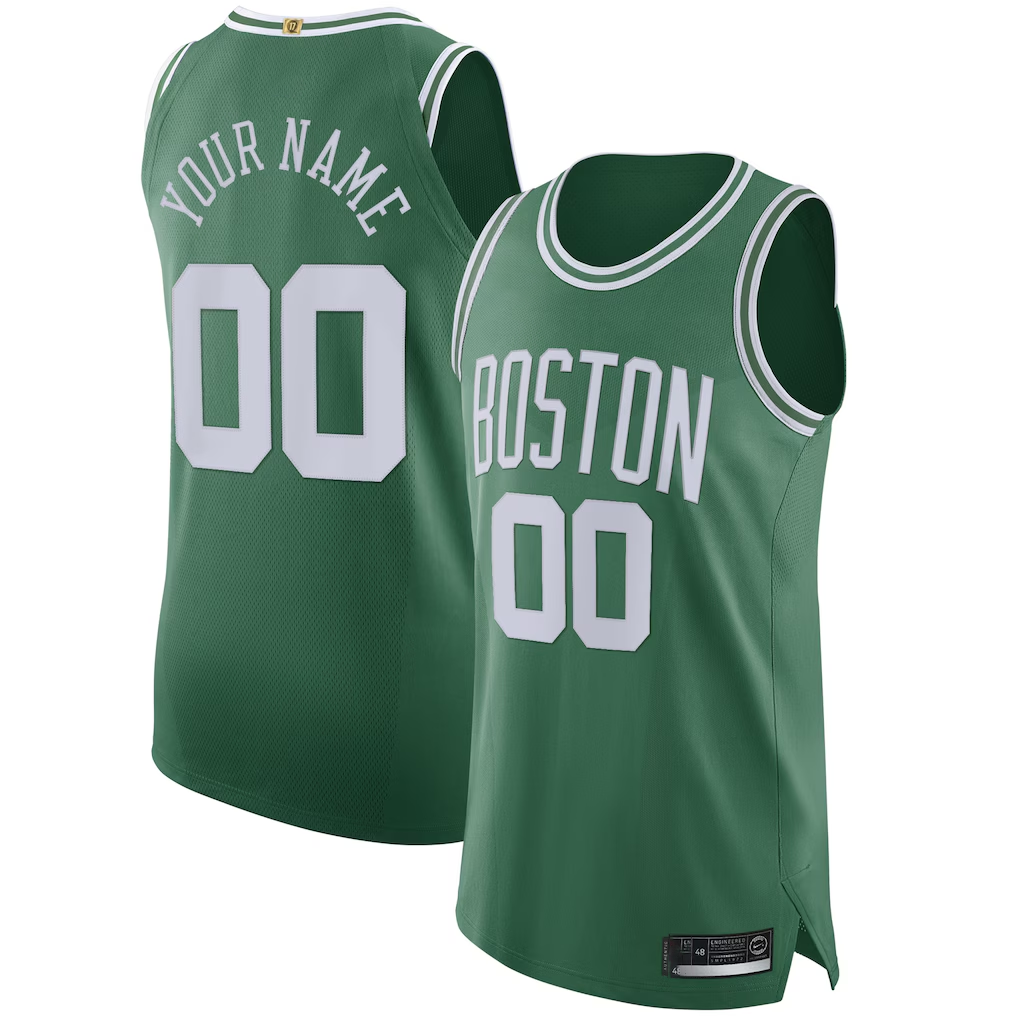 RedFS Custom B.Celtics Green 202021 Authentic Jerseys - Icon Edition