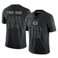 RedF Custom C.Bears Black REFLECTIVE Limited Game Any Name & Numbers Stitched Jerseys