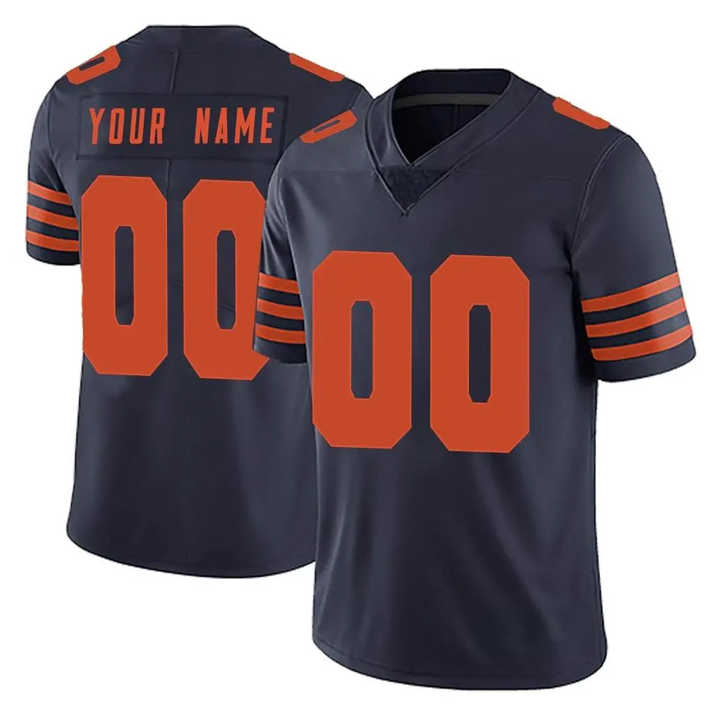 RedF Custom C.Bears Navy Blue Alternate Vapor Untouchable Limited Any Name & Numbers Stitched Jerseys