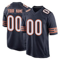 RedF Custom C.Bears Navy Home Game Any Name & Numbers Stitched Jerseys