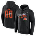 RedF Custom C.Bengals Black Big & Tall Team Authentic Custom Hoodie Stitched Jerseys