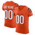 RedF Custom C.Bengals Orange Alternate Vapor F.U.S.E. Elite Stitched Jerseys