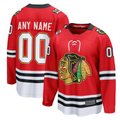 RedF Custom C.Blackhawks Red Centennial Breakaway Jerseys