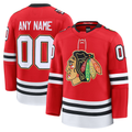 RedF Custom C.Blackhawks Red Centennial Premium Jerseys