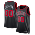 RedFS Custom C.Bulls Black 202223 Swingman Jerseys - Statement Edition