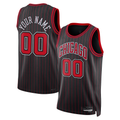 RedFS Custom C.Bulls Black Swingman Jerseys - Statement Edition
