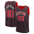 RedF Custom C.Bulls Black Fast Break Jerseys - Icon Edition