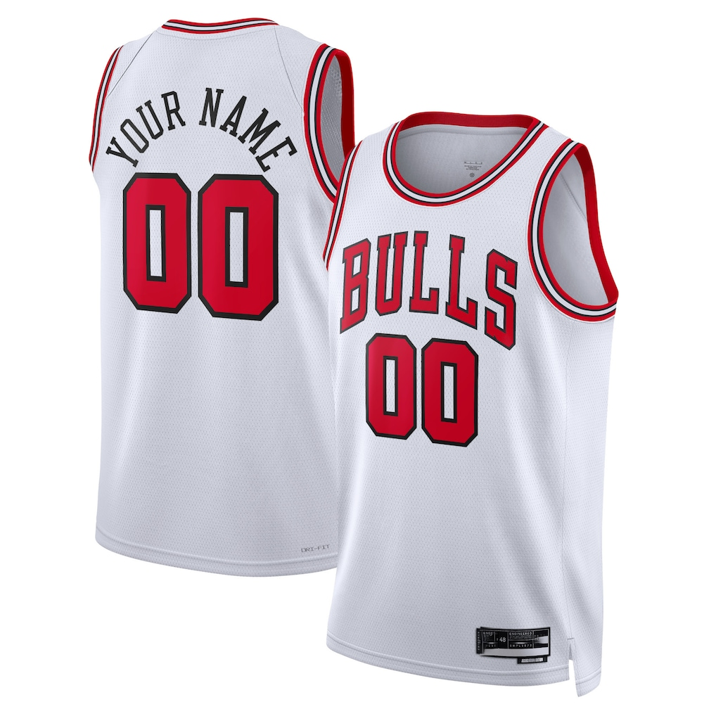 RedFS Custom C.Bulls White Swingman Jerseys - Association Edition