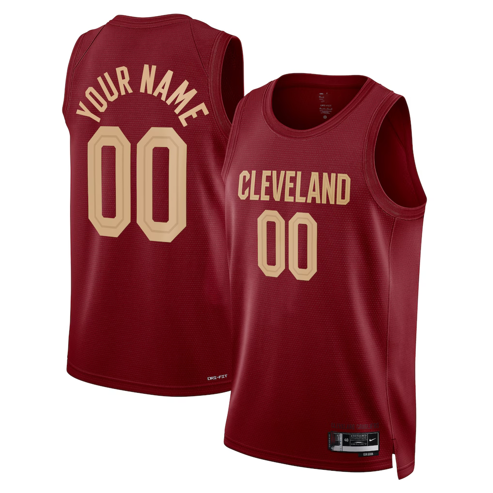 RedFS Custom C.Cavaliers Burgundy Swingman Jerseys - Icon Edition