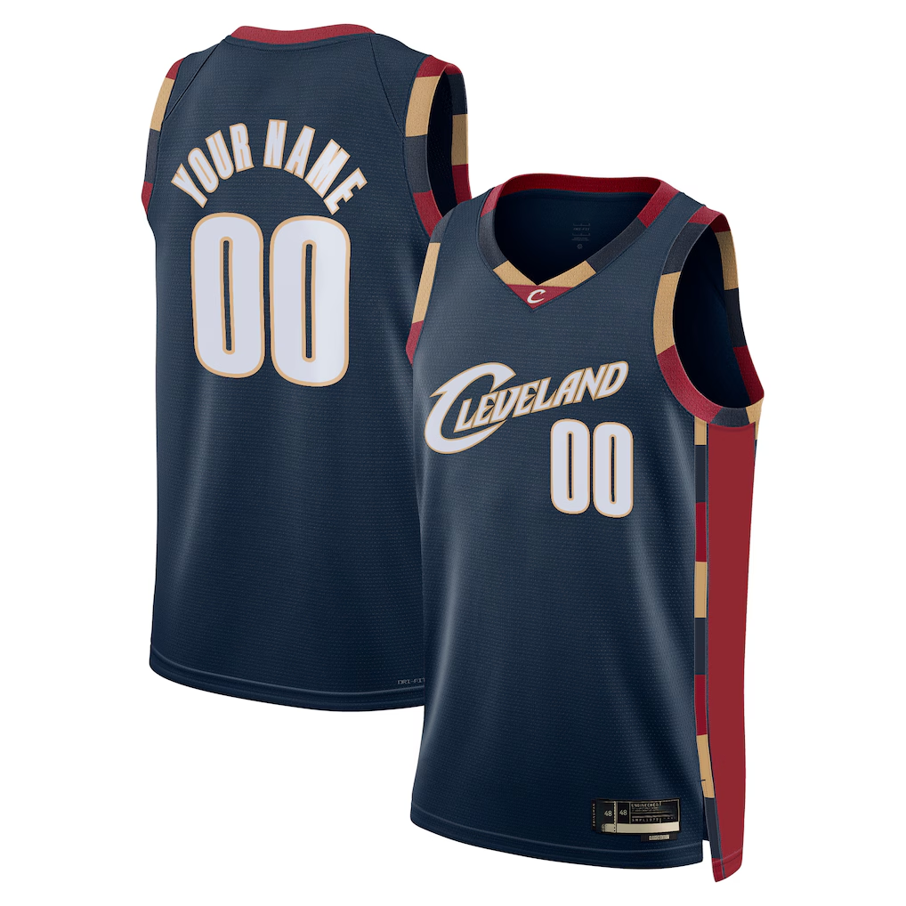 RedFS Custom C.Cavaliers Navy Swingman Jerseys - Classic Edition