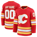 RedF Custom C.Flames Red Home Premium Jerseys