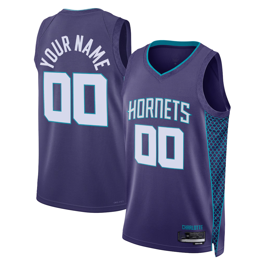 RedFS Custom C.Hornets Purple 202223 Swingman Jerseys - Statement Edition