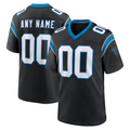 RedF Custom C.Panthers Black Game Stitched Jerseys