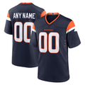 RedF Custom D.Broncos Navy Alternate Mile High Collection Game Stitched Jerseys