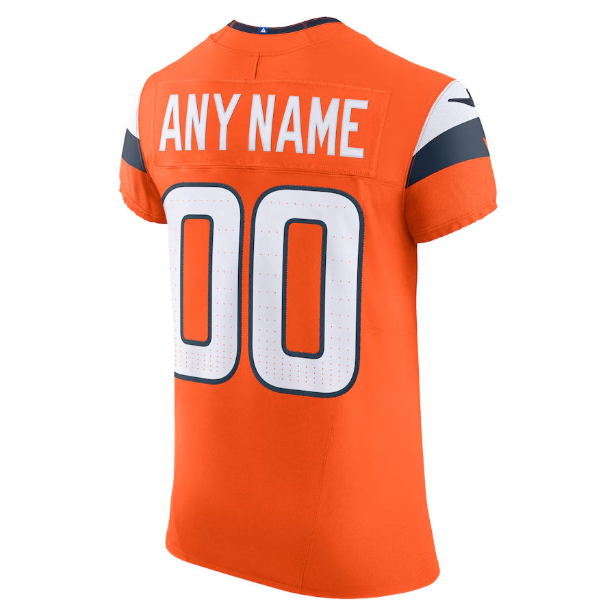 RedF Custom D.Broncos Orange Vapor F.U.S.E. Elite Stitched Jerseys