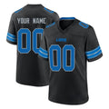 RedF Custom D.Lions Black Alternate Home Game Any Name & Numbers Stitched Jerseys