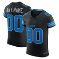 RedF Custom D.Lions Black Alternate Vapor F.U.S.E. Elite Stitched Jerseys