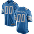 RedF Custom D.Lions Blue Replica Game Stitched Jerseys