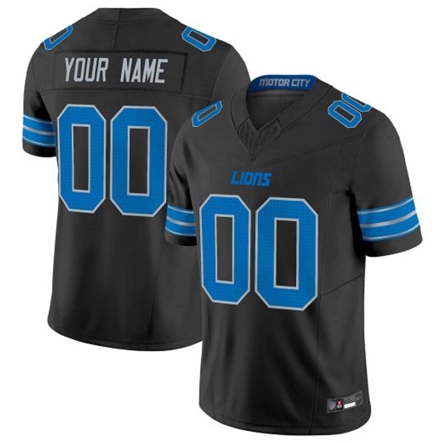 RedF Custom D.Lions Blue Vapor F.U.S.E. Limited Elite Stitched Jerseys