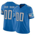 RedF Custom D.Lions Blue Vapor F.U.S.E. Limited Home Game Any Name & Numbers Stitched Jerseys
