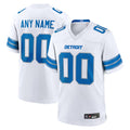 RedF Custom D.Lions White Home Game Stitched Jerseys