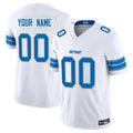 RedF Custom D.Lions White Vapor F.U.S.E. Limited Elite Stitched Jerseys