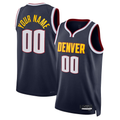 RedF Custom D.Nuggets Navy Swingman Jerseys - Icon Edition