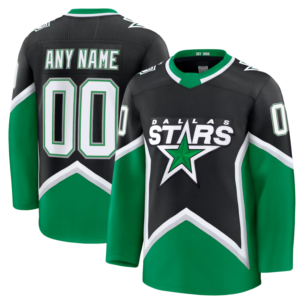 RedF Custom D.Stars Black Alternate Premium Jerseys