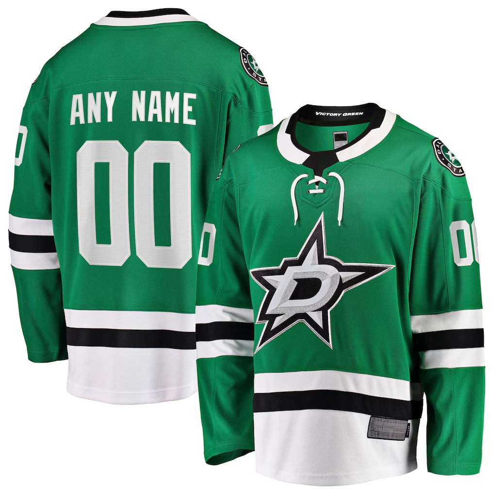 RedF Custom D.Stars Green Home Breakaway Jerseys