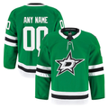 RedF Custom D.Stars Kelly Green Home Authentic Pro Jerseys
