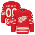 RedF Custom DR.Wings Red Anniversary Authentic Pro Jerseys