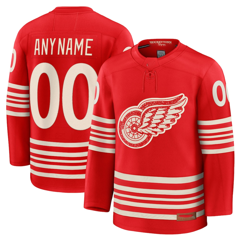RedF Custom DR.Wings Red Centennial Premium Jerseys