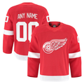 RedF Custom DR.Wings Red Home Authentic Pro Jerseys